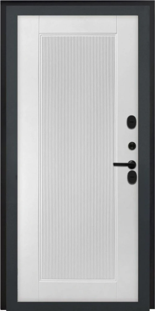 Входная дверь ДвериПРО L-45 ПВХ 10мм Астрод Velutto Bianco DPRO204700 внутренняя сторона